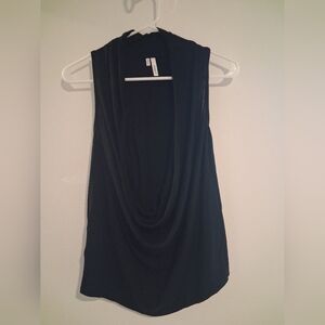Studio Elegant Black Sleeveless Top